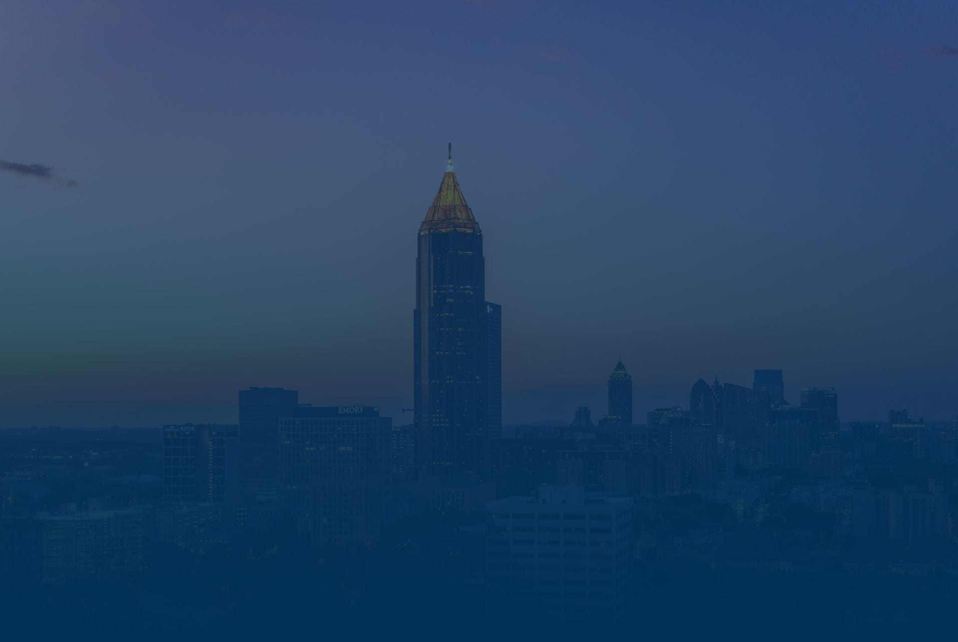 The Atlanta skyline.